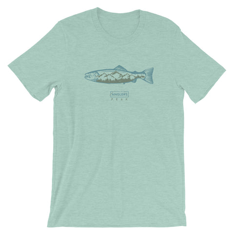 Image of Teal Trout Mountain T-Shirt