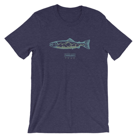 Image of Teal Trout Mountain T-Shirt