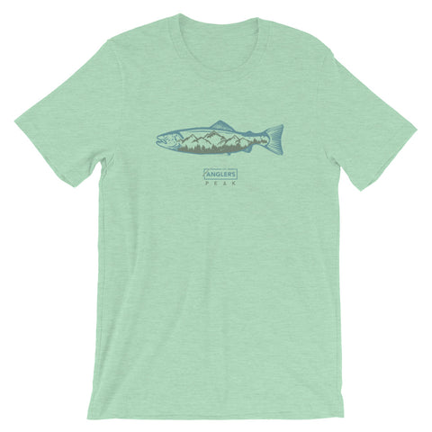 Image of Teal Trout Mountain T-Shirt