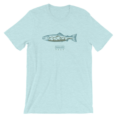 Image of Teal Trout Mountain T-Shirt