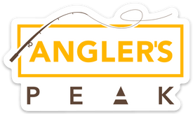 Angler's Peak Sticker