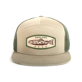 Olive Mountain 7-Panel Trucker Hat