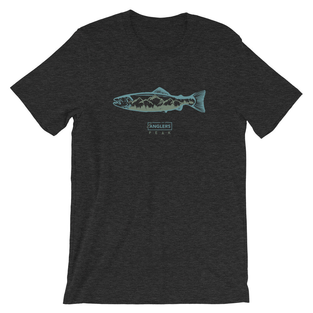 Teal Trout Mountain T-Shirt