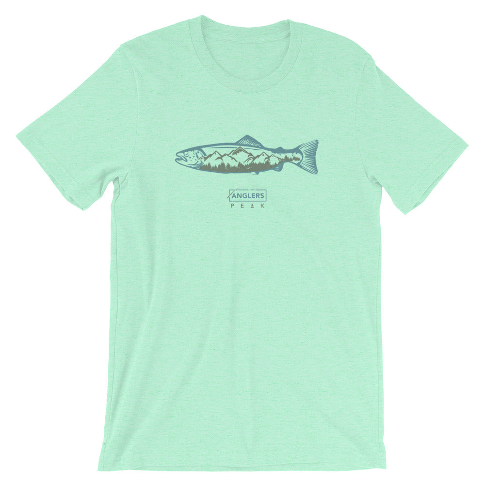 Teal Trout Mountain T-Shirt