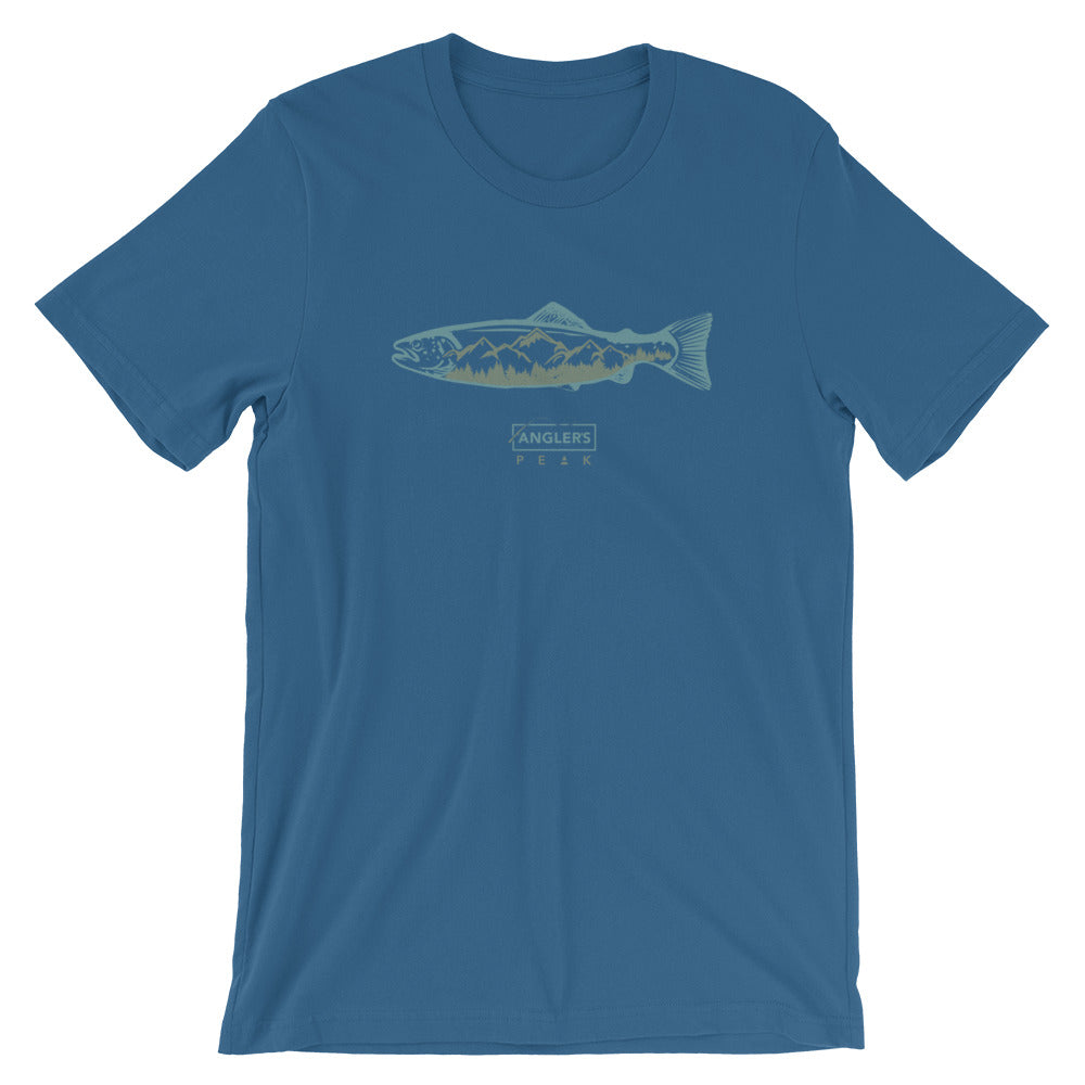 Teal Trout Mountain T-Shirt
