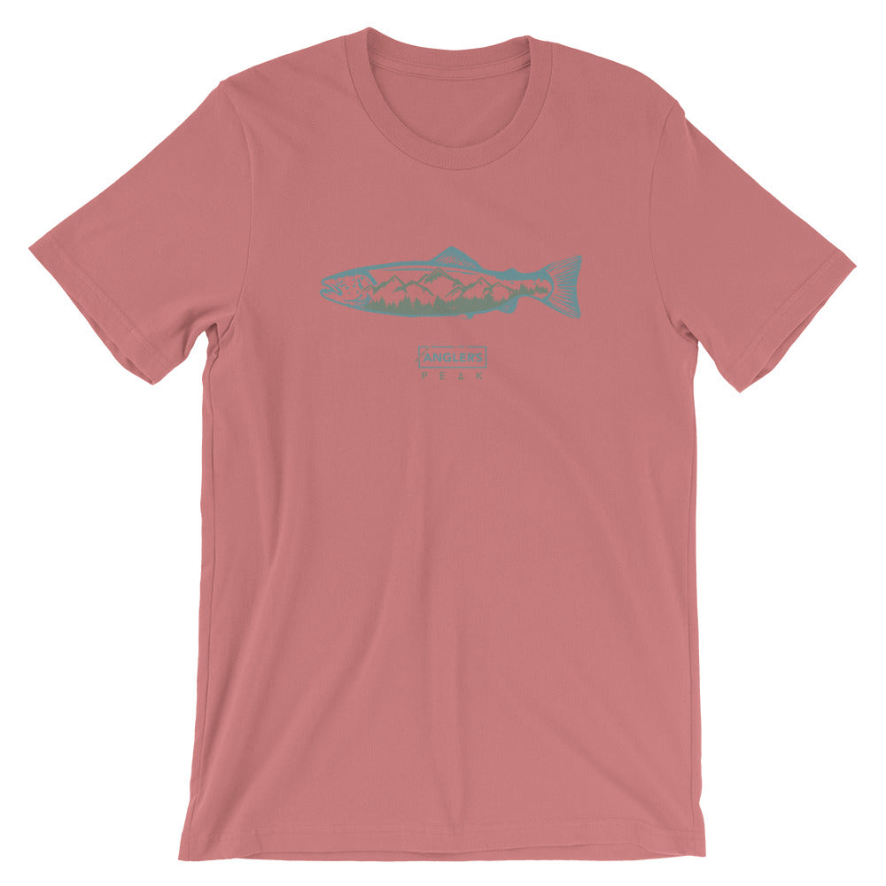 Teal Trout Mountain T-Shirt