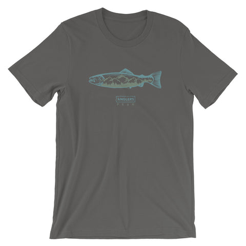 Image of Teal Trout Mountain T-Shirt