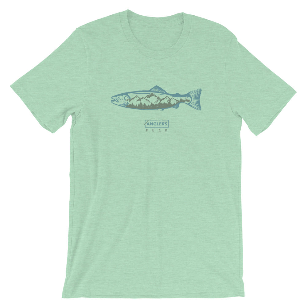 Teal Trout Mountain T-Shirt